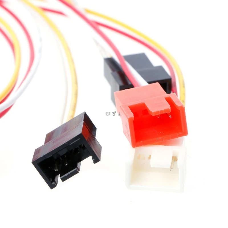 34 см IDE Molex PC DIY 4-контактный molex для 6-портового кулера вентилятор охлаждения 2pin