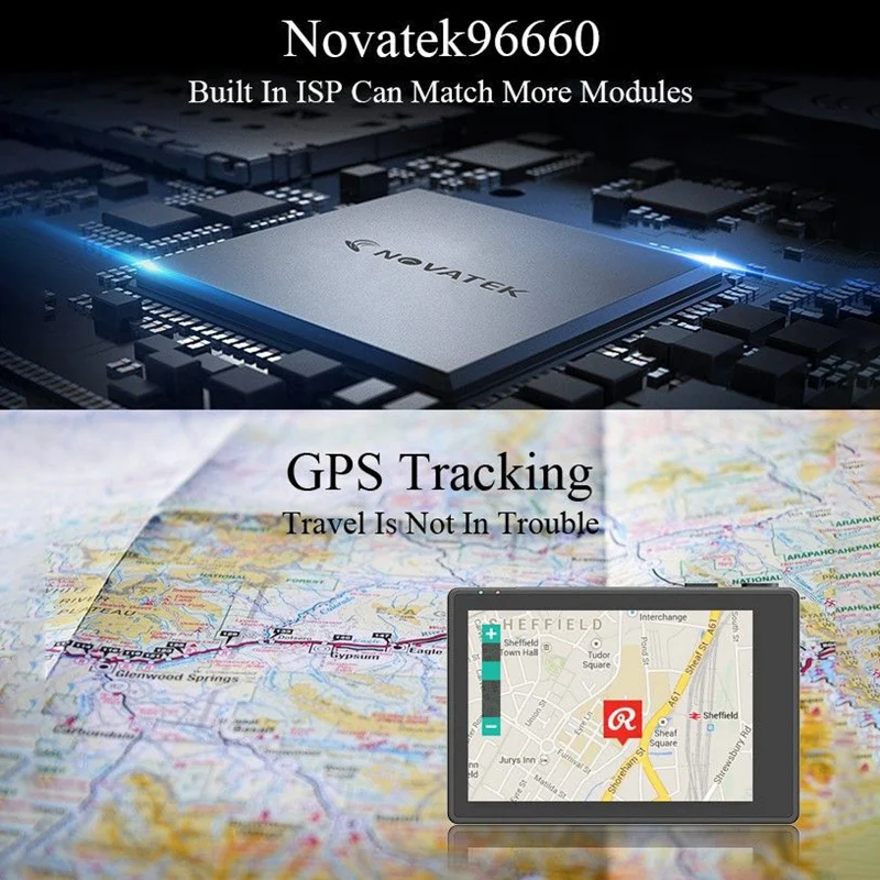 Новые 3 дюймов Двойной объектив изображение сенсорный экран Экран 4K со