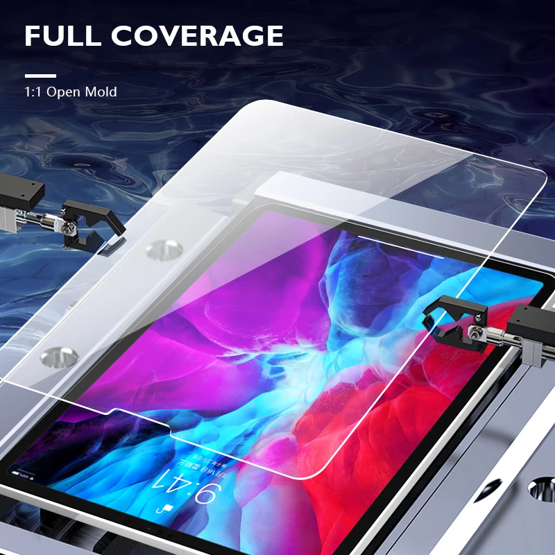 CHYI Защитное стекло для Ipad pro 11 2021 защита экрана олеофобное покрытие закаленная