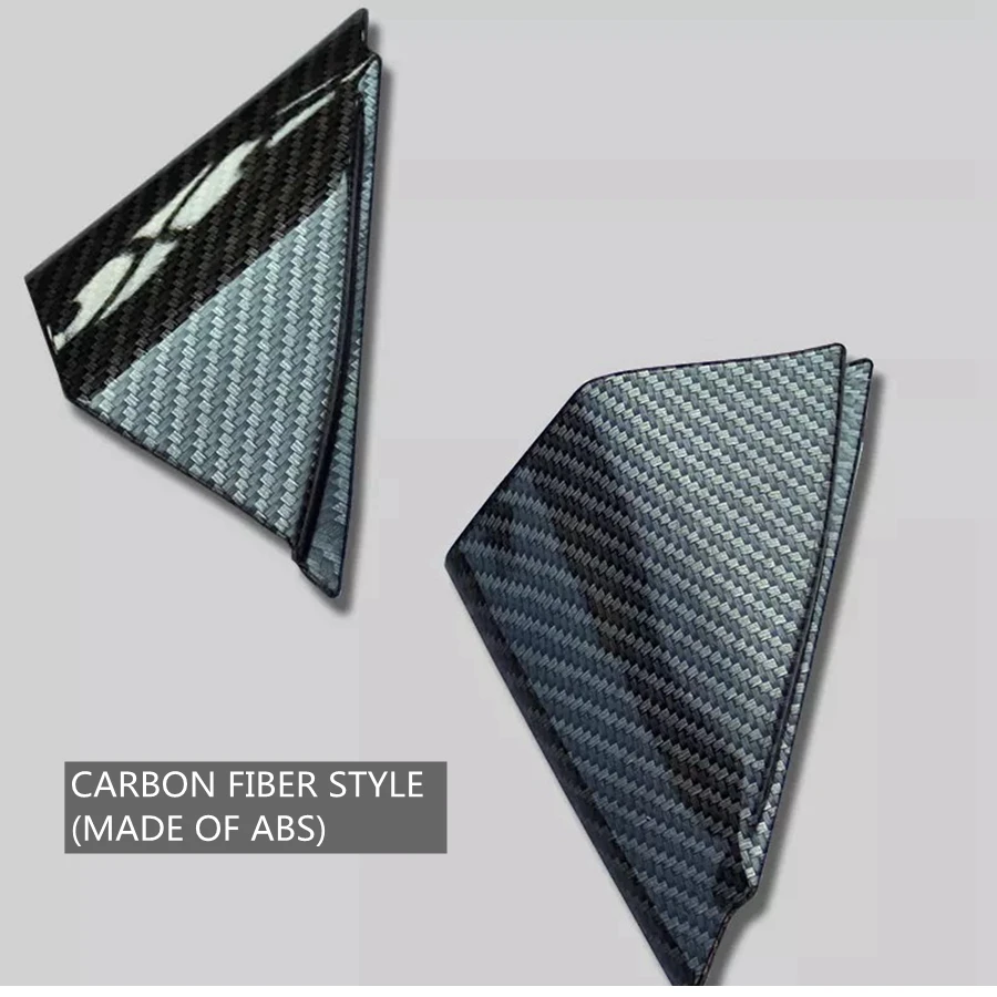 ABS передняя стойка треугольная рамка Защитная крышка отделка матовая/углеродное