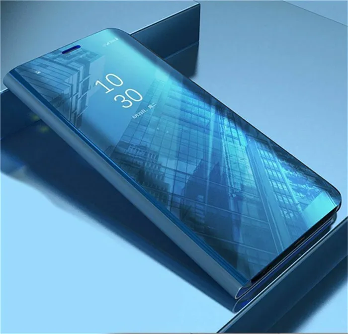 Чехол для телефона samsung Galaxy Note 10 pro 9 8 5 4 3 прозрачный умный зеркальный флип чехол M30