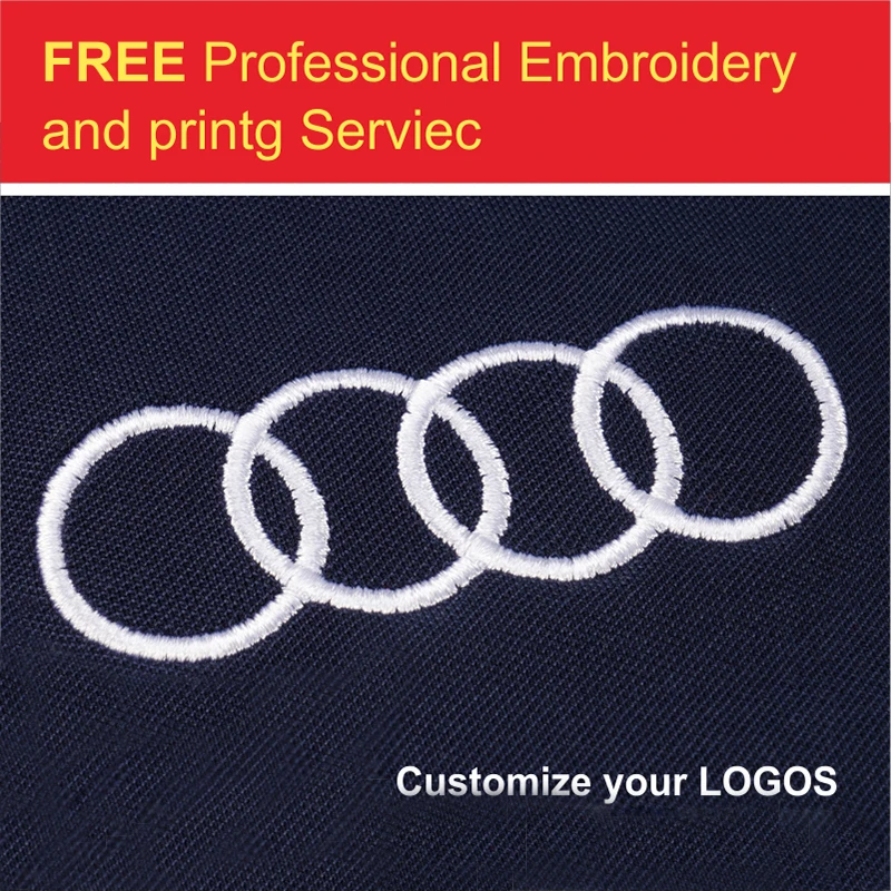 Рубашка поло YOTEE с логотипом/изображением на заказ для мужчин и женщин хлопковая