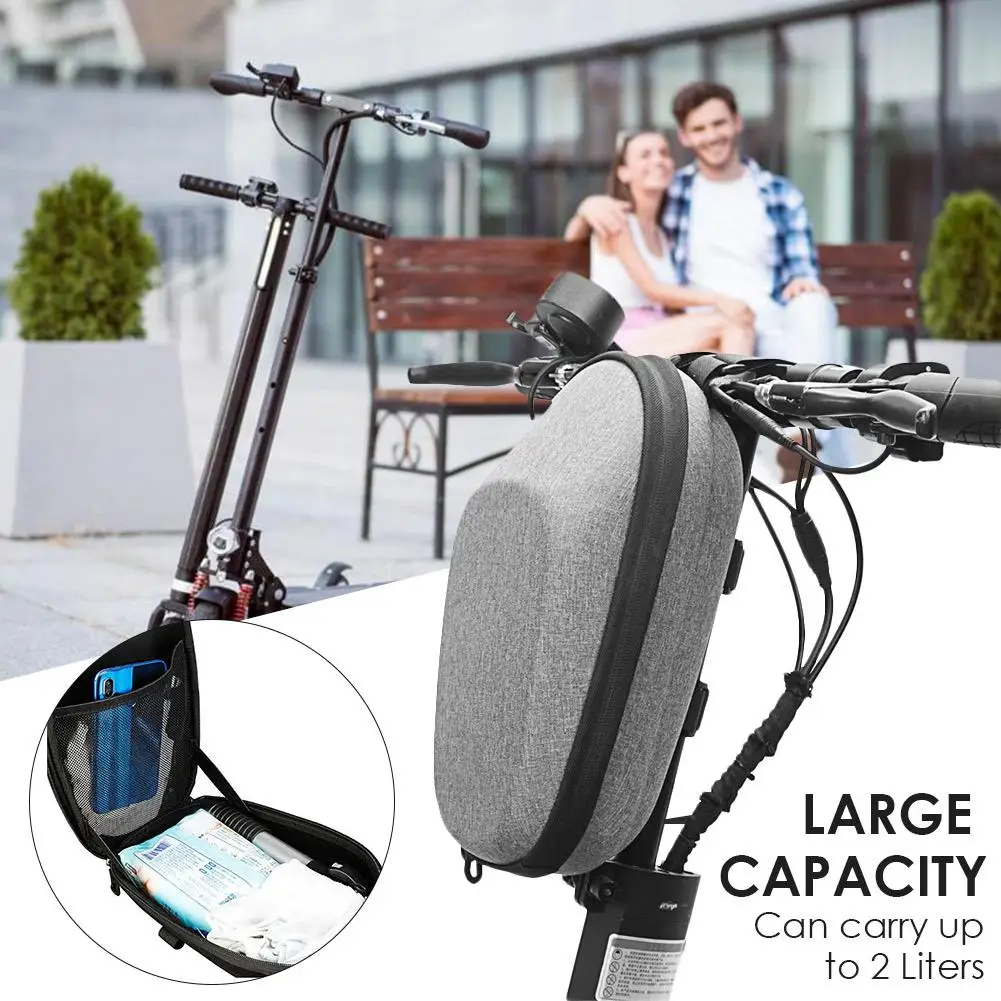 Большой размер сумка с ручкой для скутера водонепроницаемая хранения жесткая