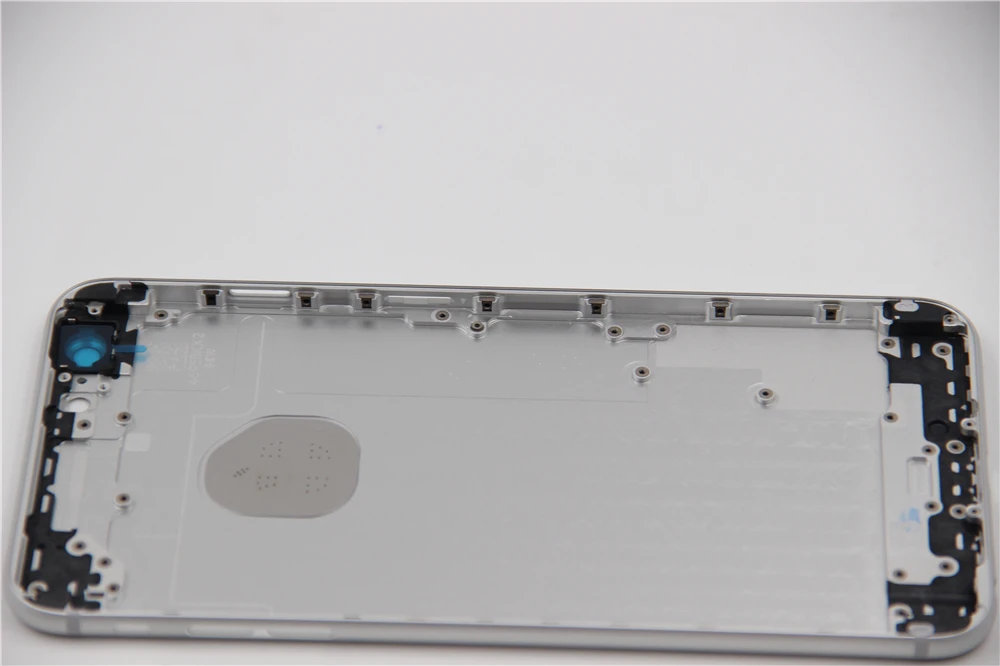 Корпус Корпус для iPhone 6 plus задняя рамка Корпус батарея Крышка для iPhone 6S задняя дверь Чехол средняя рамка для замены с логотипом