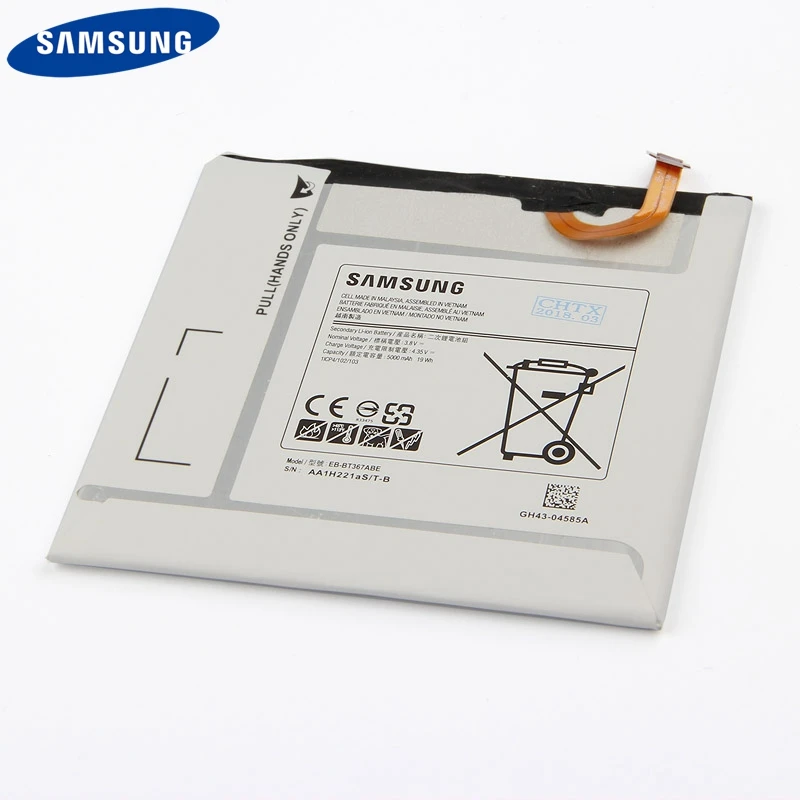 Оригинальная запасная аккумуляторная батарея для планшета Samsung Galaxy Tab A2 S 8 0 T385 T380