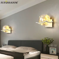 small modern led wall light home 110v 220v wall lamp for living room bedroom scocne bedside dining room indoor led light fixture
