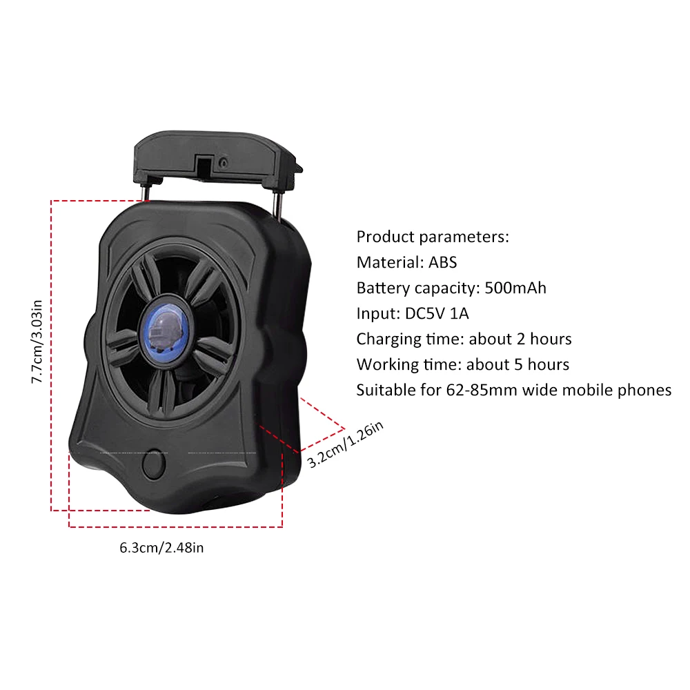 

Mobile phone game cooling pad fan radiator game universal pad radiator cooling pad for iPhone Samsung Huawei xiaomi K K