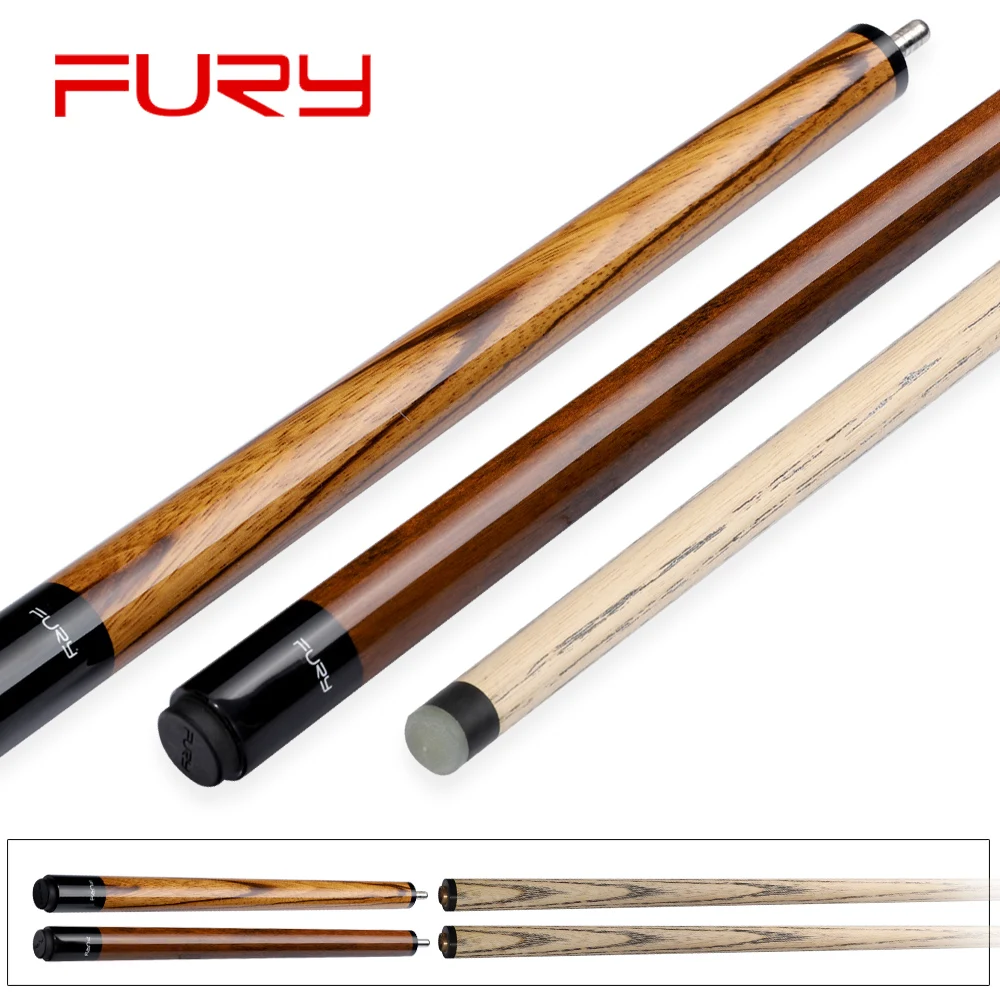 FURY JPW 1/5 бильярдный прыжок кий 13 мм 107 см G10 наконечник зольный вал черный