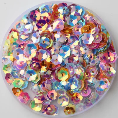 1200pcs/Lot White Color 5mm 3D Plum Flower PVC Sequins Sewing Craft/Embellishment Findings Women Garments Accessories | Дом и сад