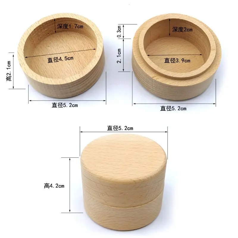 Personalized Rustic Wedding Wooden Ring Box Jewelry Trinket Storage Container Holder Custom Rings Bearer Blank DIY | Дом и сад