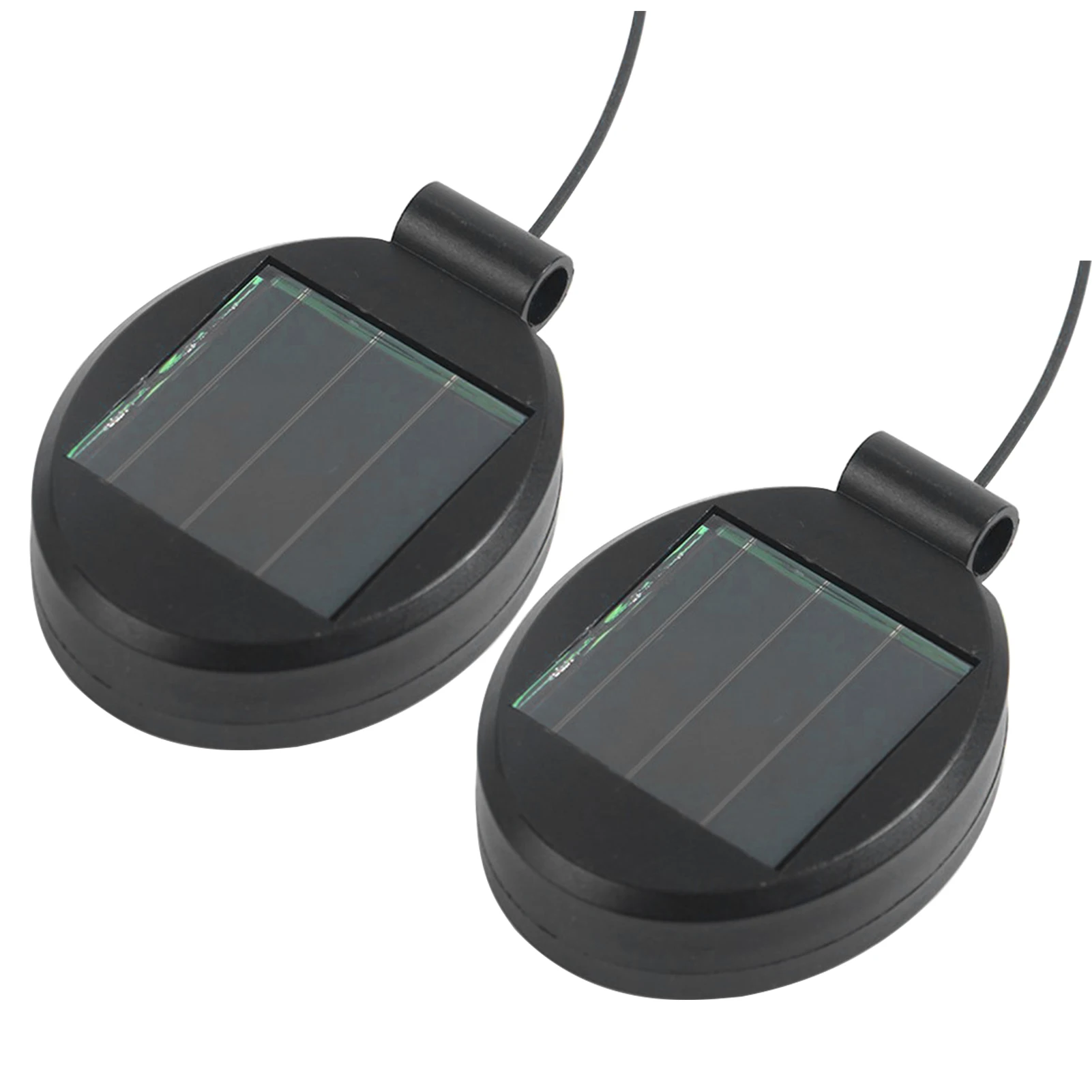 

2pcs For Hanging Lantern Outdoor Solar Light Replacement Top Amorphous Silicon Garden Decor Portable DIY Panel Battery Box Home