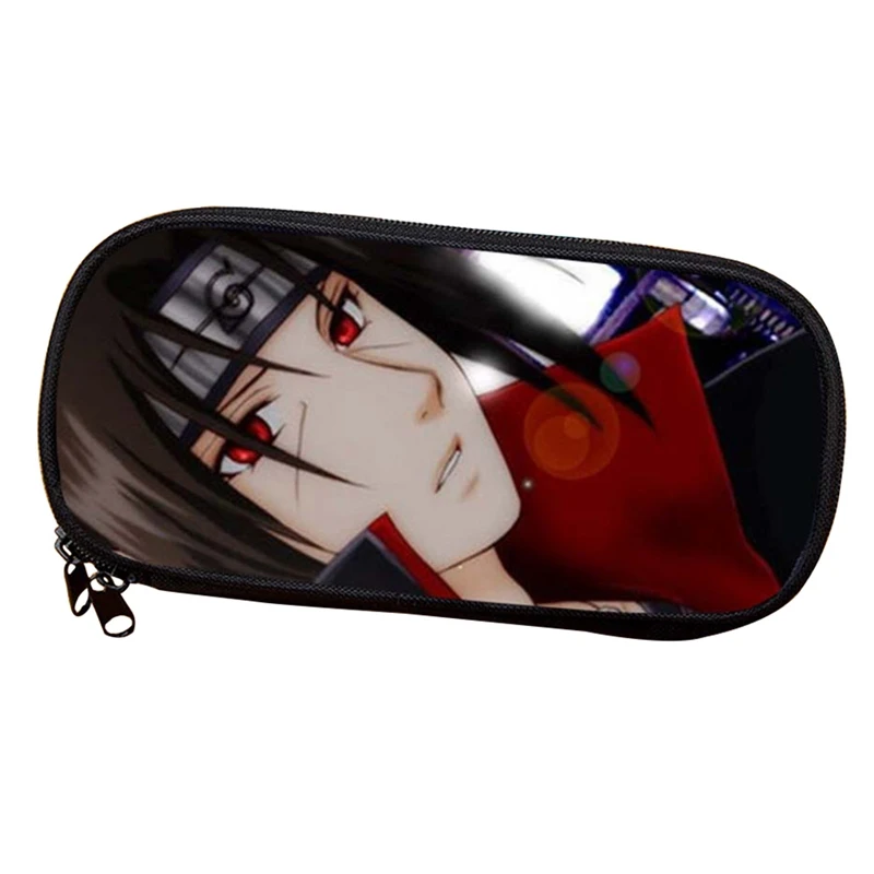 

Anime Hot Pencil Case Sasuke Kakashi Stationery Bag Large Capacity Student Pen Bag Pencil Case Cosmetic Bag Storage bag