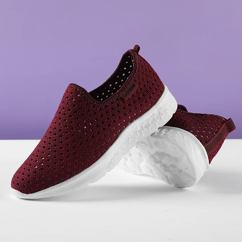 

Women Vulcanized Shoes Summer Breathable Walking Shoes Women Casual Shoes Plus Size 35-42Jogging Shoes Living at Home Zapatillas