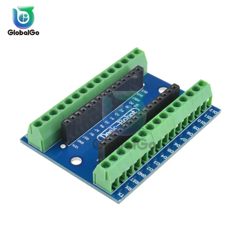 

NANO V3.0 3.0 Controller Terminal Adapter Expansion Board NANO IO Shield Simple Extension Plate For Arduino AVR ATMEGA328P