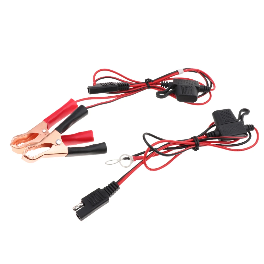 1 пара кольцевых зажимов типа Аллигатор для 2 контактных разъемов SAE| |