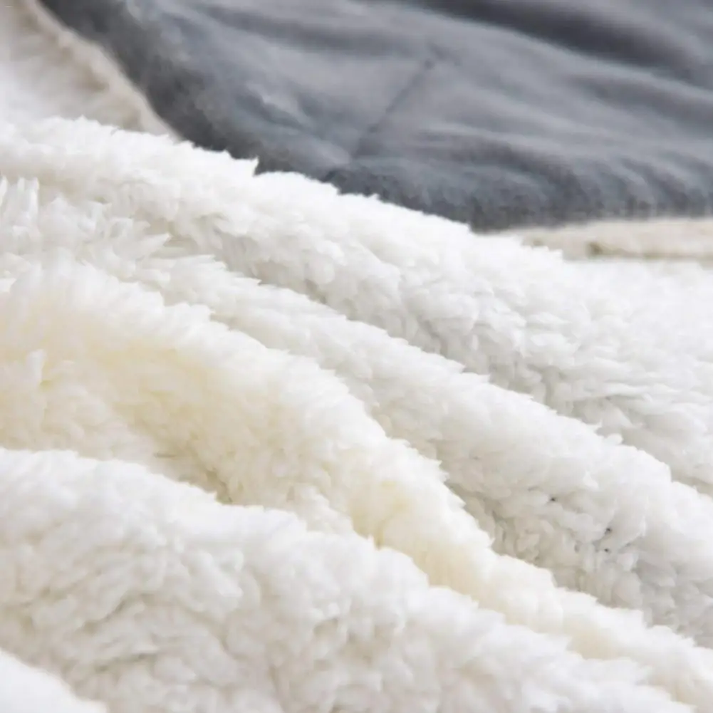 Утяжеленное Фланелевое Флисовое одеяло мягкое зимнее толстое из шерпы для