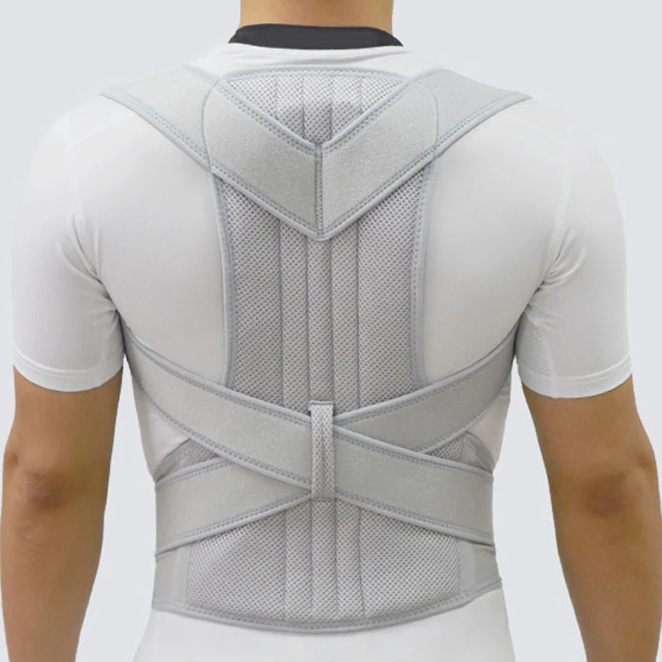 Регулируемый ортопедическая поза корректор коррекция фиксатор плеча спины