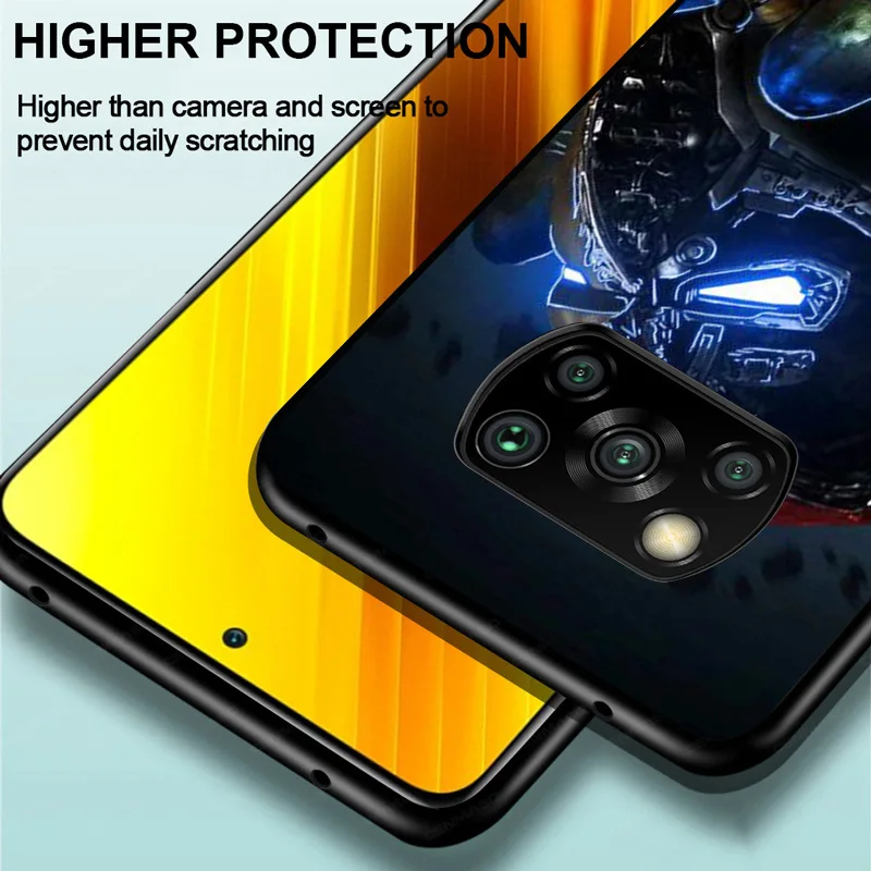 

Marvel Avengers Infinity Gauntlet Logo For Xiaomi Poco C3 M3 M2 X3 NFC X2 F3 F2 F1 Mi Play Mix 3 A3 A2 Lite Pro Black Phone Case