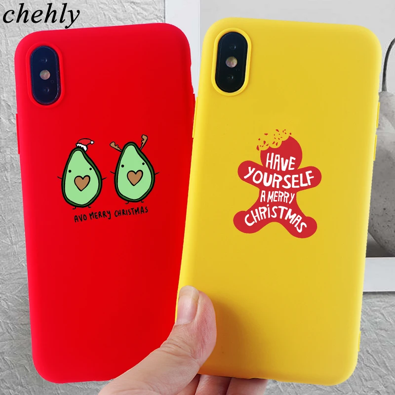 Чехол для телефона с Рождеством iPhone X XR XS Max 8 7 6 S Plus чехлы рисунками из