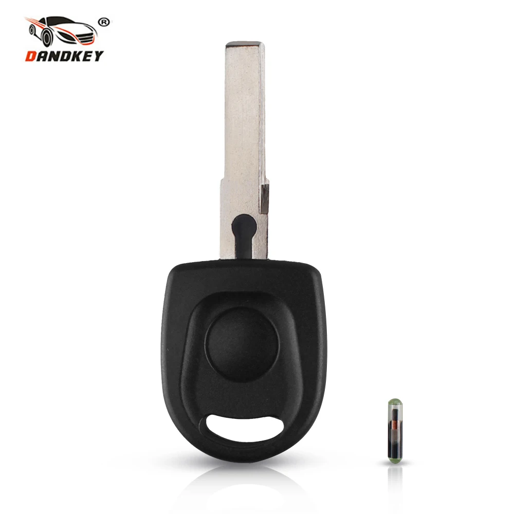 DANDKEY Transponder Key Uncut Blade ID 48 Ignition Chip For Audi VW Volkswagen Car With HU66 | Автомобили и мотоциклы
