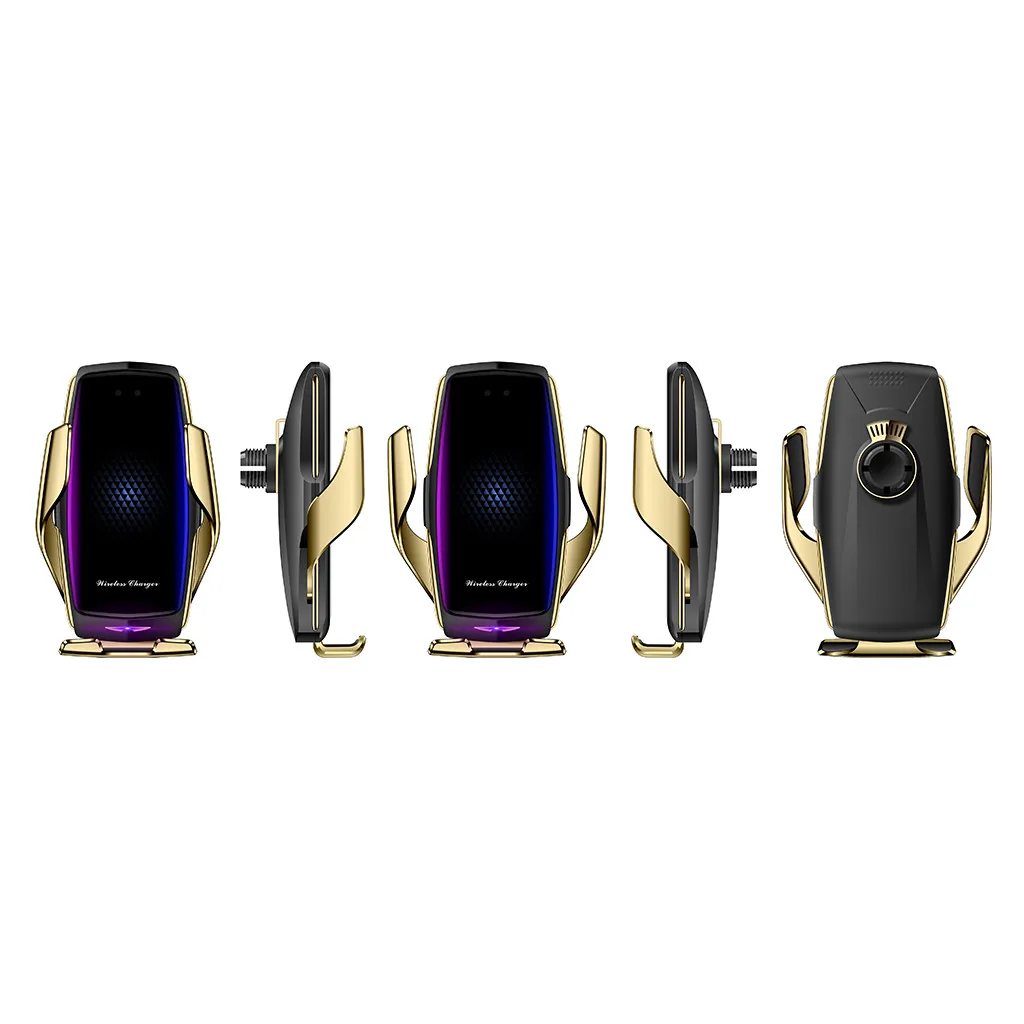 Автоматическое зажимное 10 Вт автомобильное беспроводное зарядное устройство