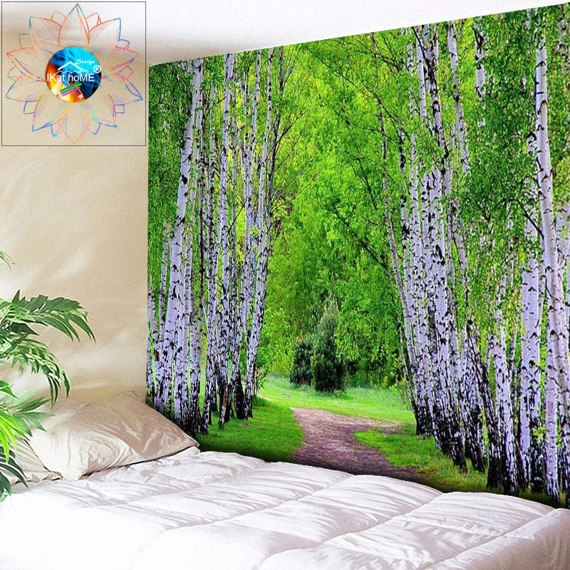 

Large Wall Pictures Forest Tapestry Wall Hanging Bohemian Decor Psychedelic Wall Tapestry tapiz pared tela tenture murale tissus