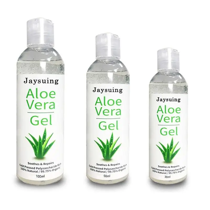 30 мл/50 мл/100 мл Pure Aloe Vera Gel гиалуроновой кислоты удаление увлажняющий растения