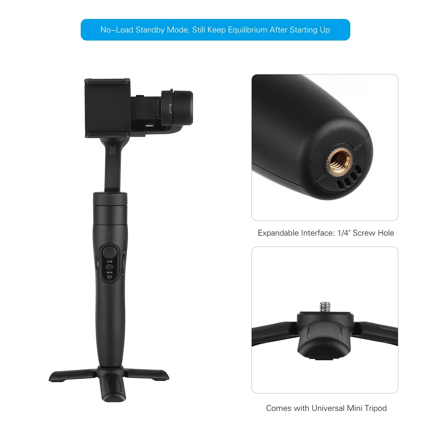 FeiyuTech Vimble 2S Смартфон ручной шарнирный стабилизатор для камеры GoPro 3 Axis с