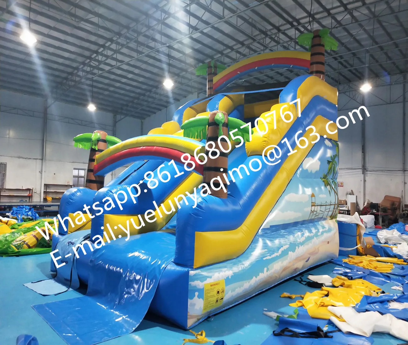 Самая популярная надувная огромная горка для детей и взрослых | Спорт