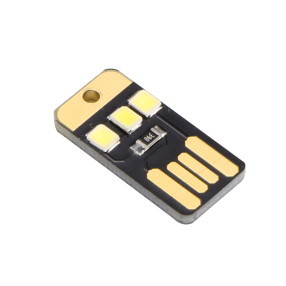 5 шт. ночник карманные карты USB Мощность светодиодный брелок ночной Светильник 0 2