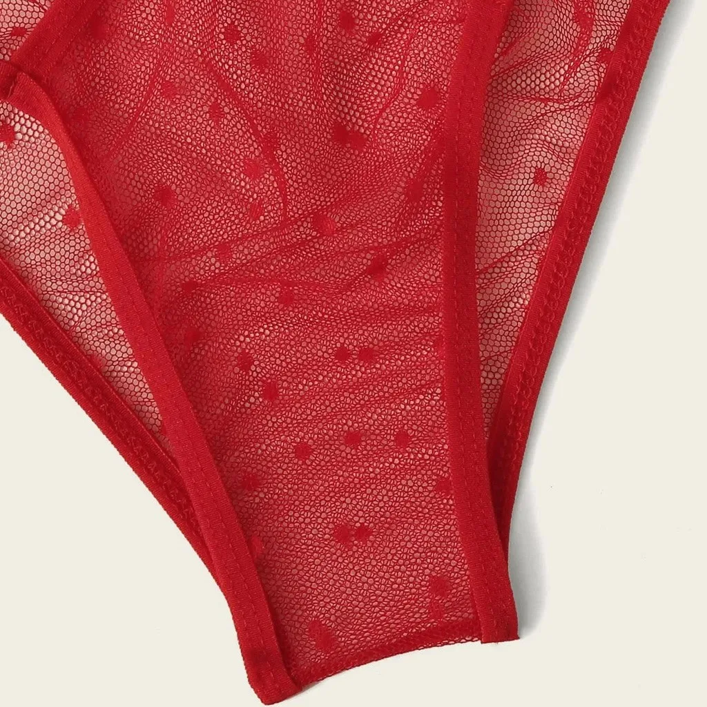 

Lingerie Erotic Lace G-String Red Plus Size Women Bra Nightwear Underwear Set Pajamas