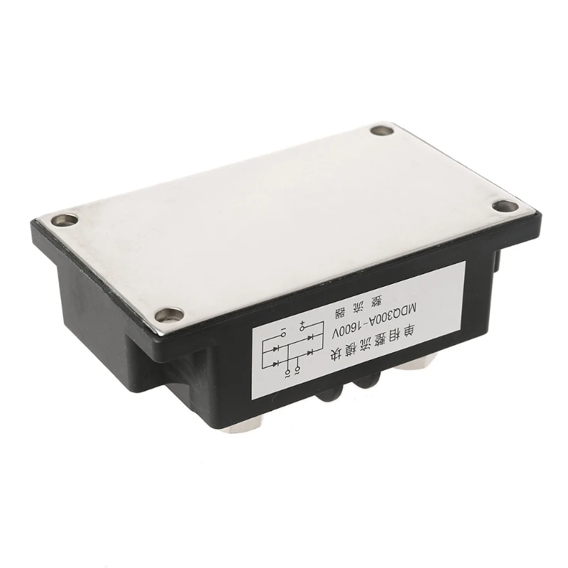 

One Phase Bridge Rectifier MDQ 300A 1600V Single-Phase Diode Bridge Rectifier 4 Terminal Diode Rectification Module with Silicon