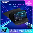 Автомагнитола 2 Din Android 10,0 для Ford Fiesta 2009-2017, автомобильный мультимедийный плеер с навигацией, автомобильный DVD-плеер с GPS, видеоплеер No 2 Din