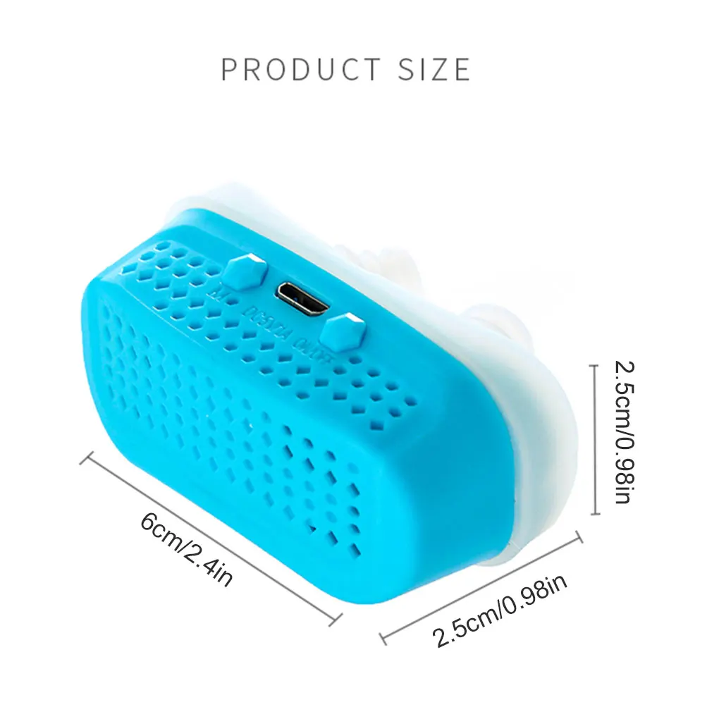 Портативные устройства против храпа очиститель воздуха помощь в сне пробка от