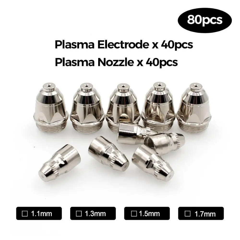P80 P-80 Panasonic Плазменный резак фонарь Расходные гафния электрод и соплом 80 шт. в