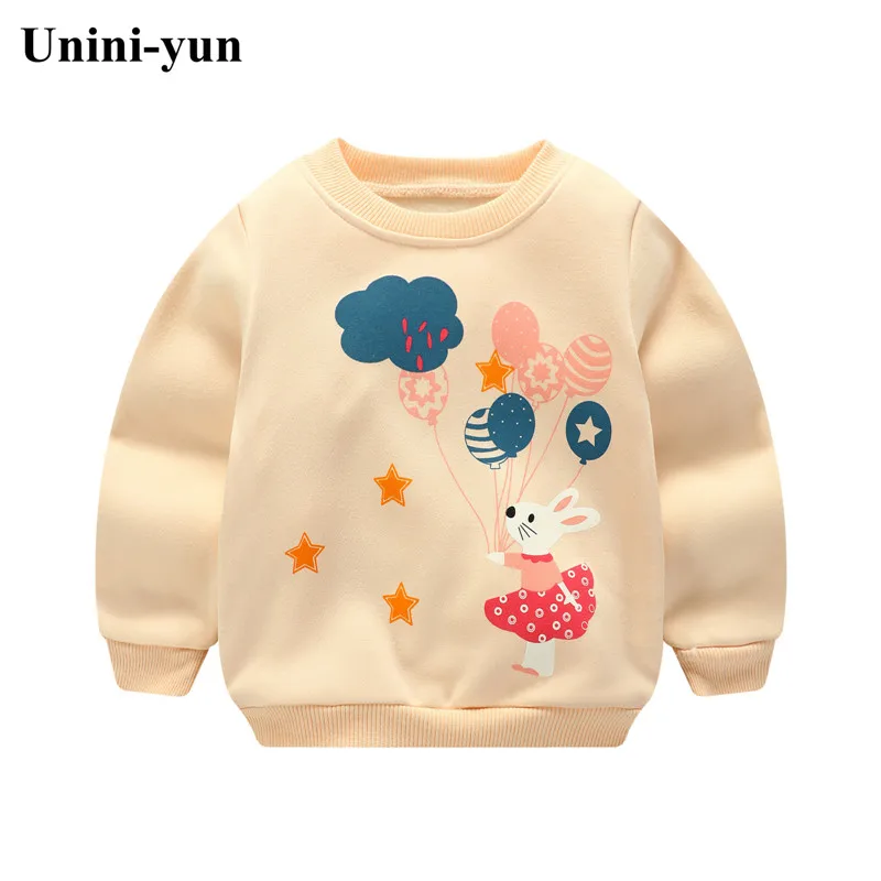 Коричневый Осенне-зимний детский свитер для мальчиков новая одежда для маленьких мальчиков, толстовки с капюшоном для маленьких девочек Весенняя Детская футболка с флисовой подкладкой - Цвет: Коричневый