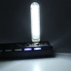 Портативный USB 8 светодиодный светильник для салона автомобиля, лампа для чтения, атмосферный светильник для компьютера, мобильный мощный ночсветильник