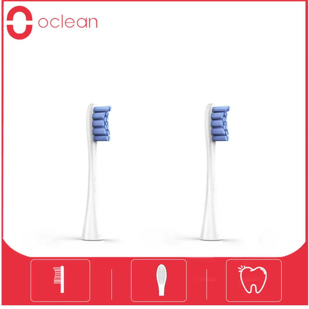 Oclean One/SE 2 шт сменные насадки для щеток высокой плотности блестящие насадки для посадки для электрической звуковой зубной щетки