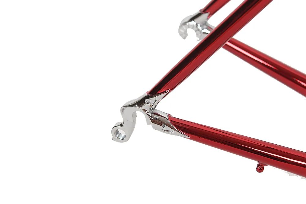 4130 стальная хромированная молибденовая рама для шоссейного велосипеда DIY fixie 700 C