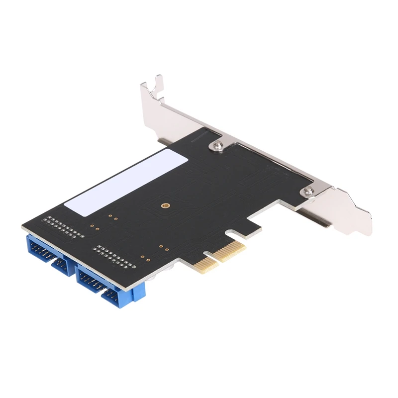 Usb 3,0 Pcie Pci Express плата управления адаптер Pci-E Плата расширения настольная Передняя Pcie передача Usb3.0 19Pin интерфейс Adap