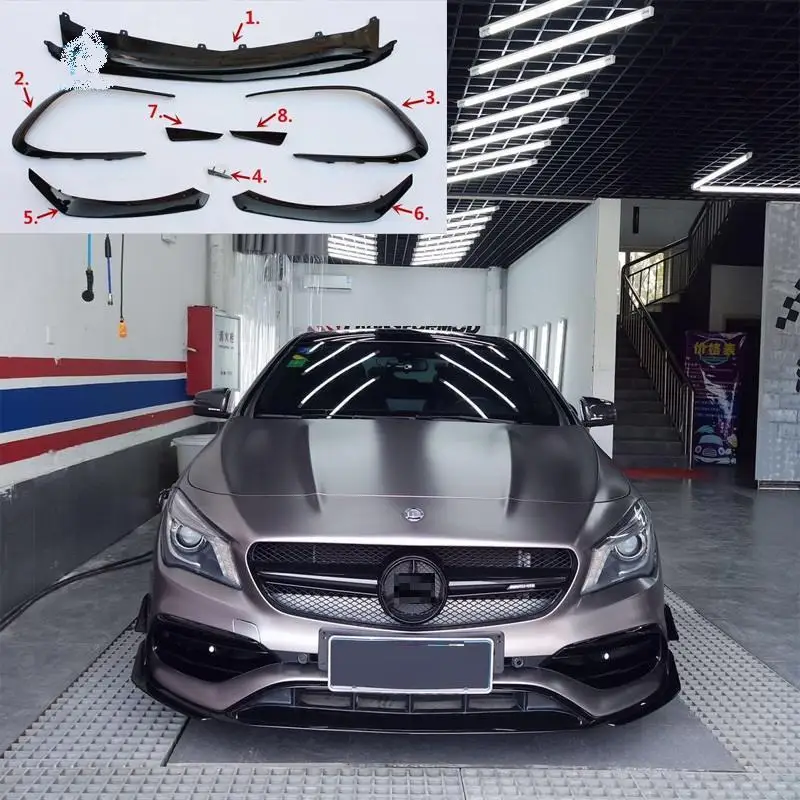 Модифицированные детали Automovil для тюнинга спереди и губ автомобильный Стайлинг