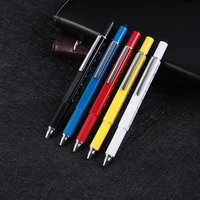 luxury high quality multifunctional creativity metal ballpoint pen screwdriver ruler level tool stylus luxury high quality mu