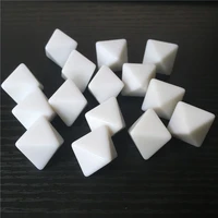 30pieces side length 18mm d8 white blank dice for board games dty game accessories