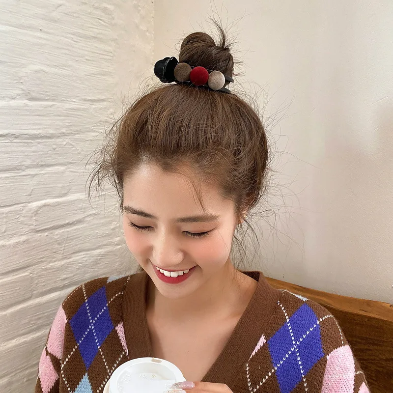 

10pcs Autumn Winter Women Hair Barrette Headdress Ponytail Hair Claw Clip Korean Girl Hair Bun Maker Hairpin Hair Accessories