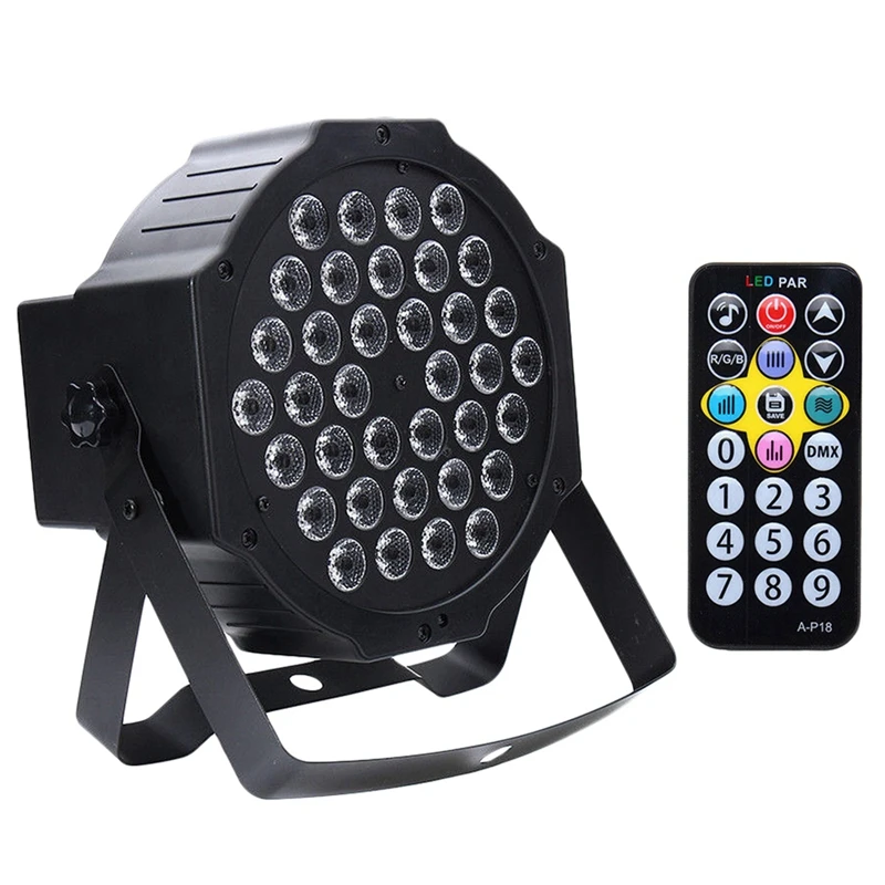 36 Led УФ черный светильник Dmx512 Звук Активированный сценический ing Disco Club Bar Dj Show Eu Plug