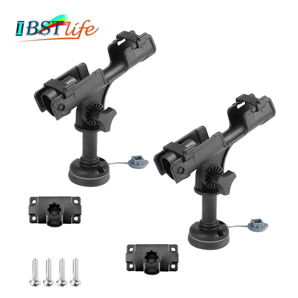 

2X ABS удочка держатель стойки остальные регулируемый съемный байдарка лодка Поддержка лодки Рыболовные снасти Аксессуары жердь кронштейн