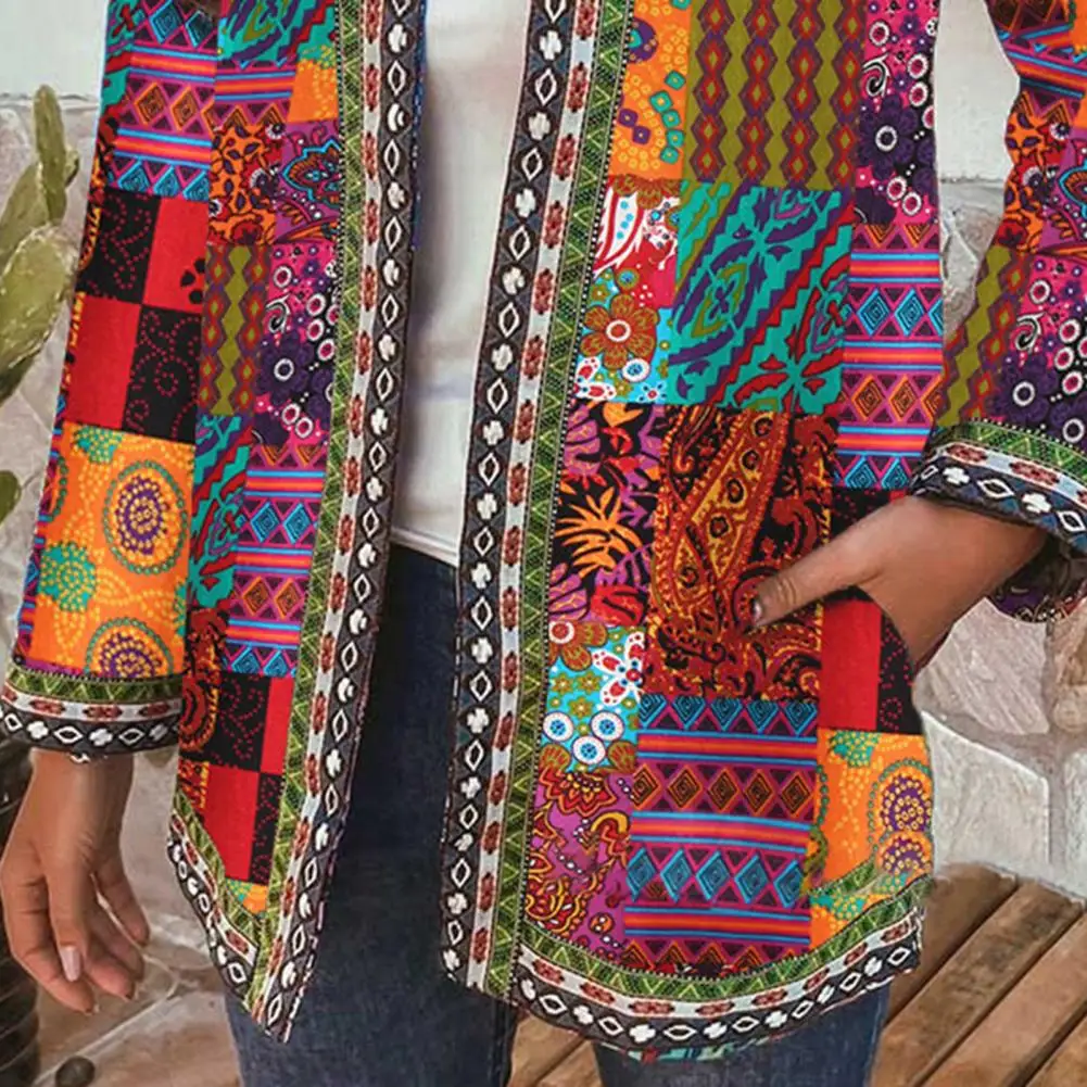 Женская куртка пальто кардиган с принтом без позиционирования Женское в