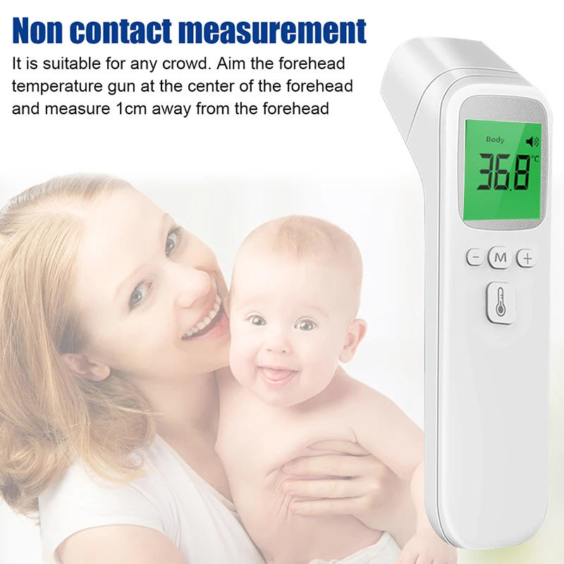 

Non-contact Infrared Forehead Thermometer Fast measure home outdoor Children adults Ear thermometer