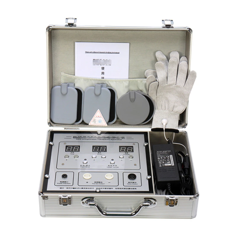 DDS массажер Многофункциональный тела Биоэлектрический Меридиан Dredge импульсный