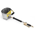 Профессиональный распылитель для настенного раствора, Аэрограф, емкость, половник, машина для распыления цемента, воздухораспылитель